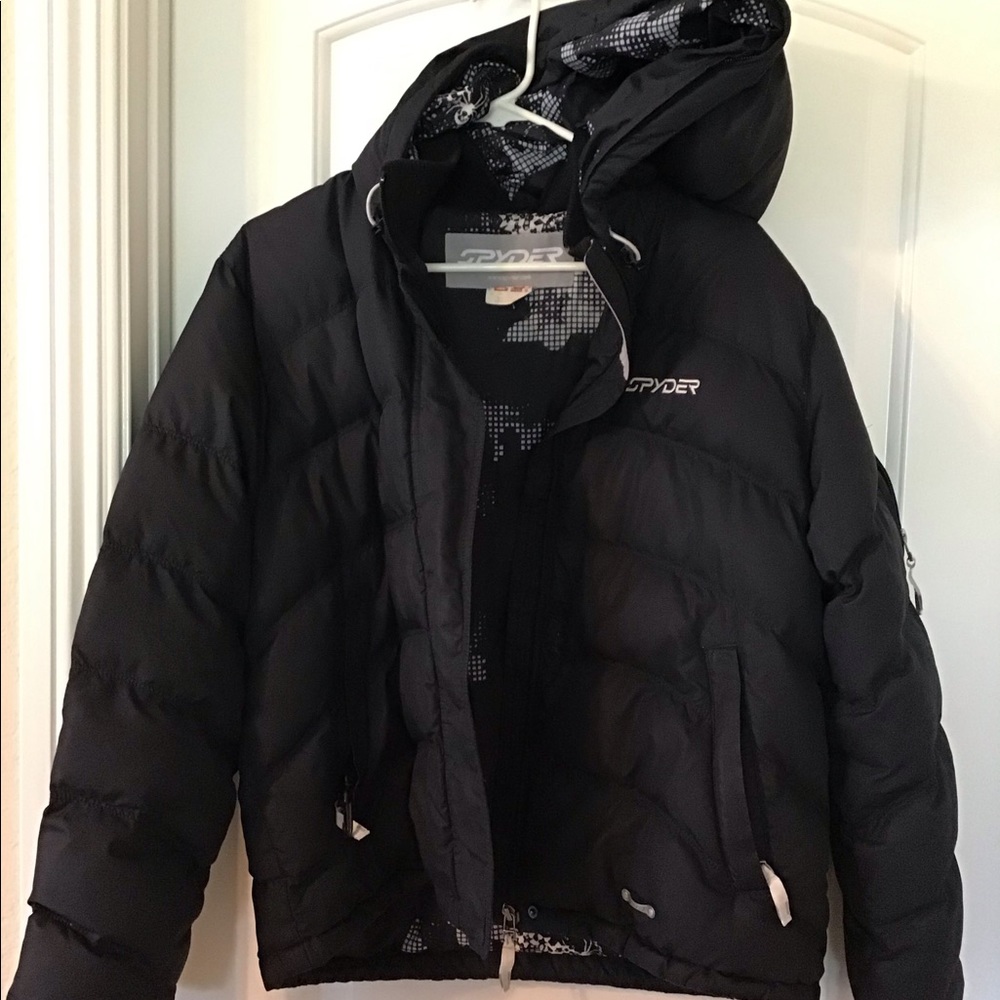 Spyder down snow jacket (M)